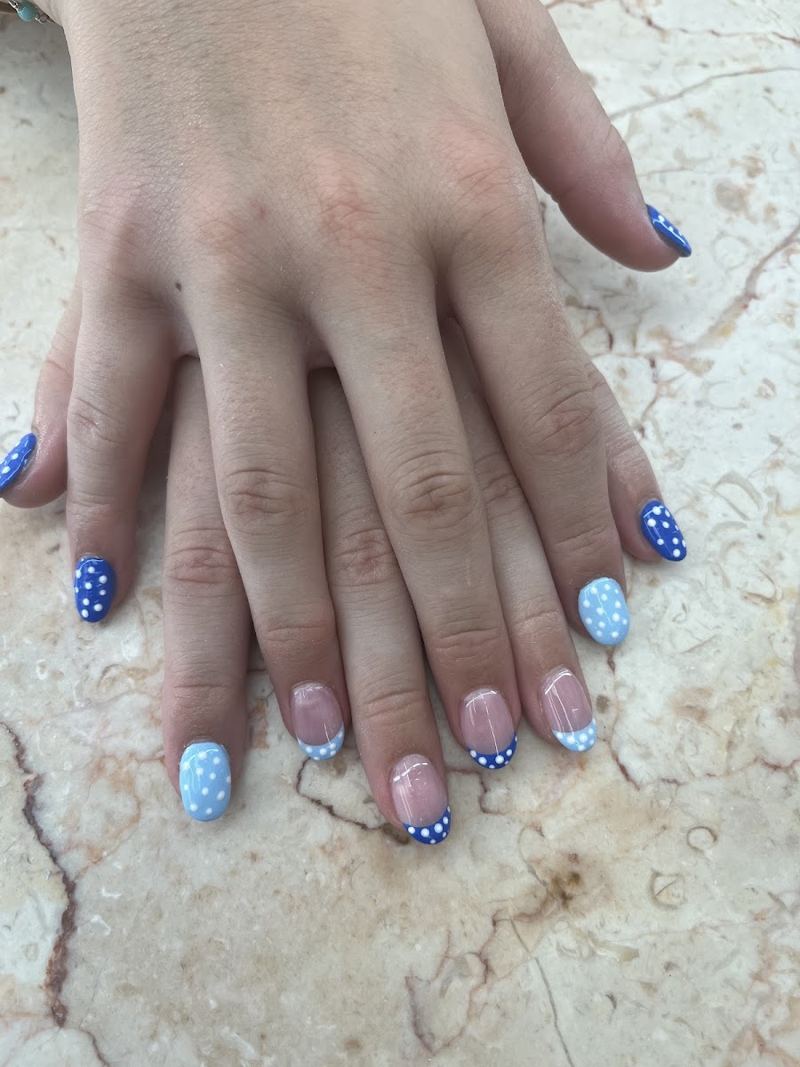 Nails done at The Best Nails